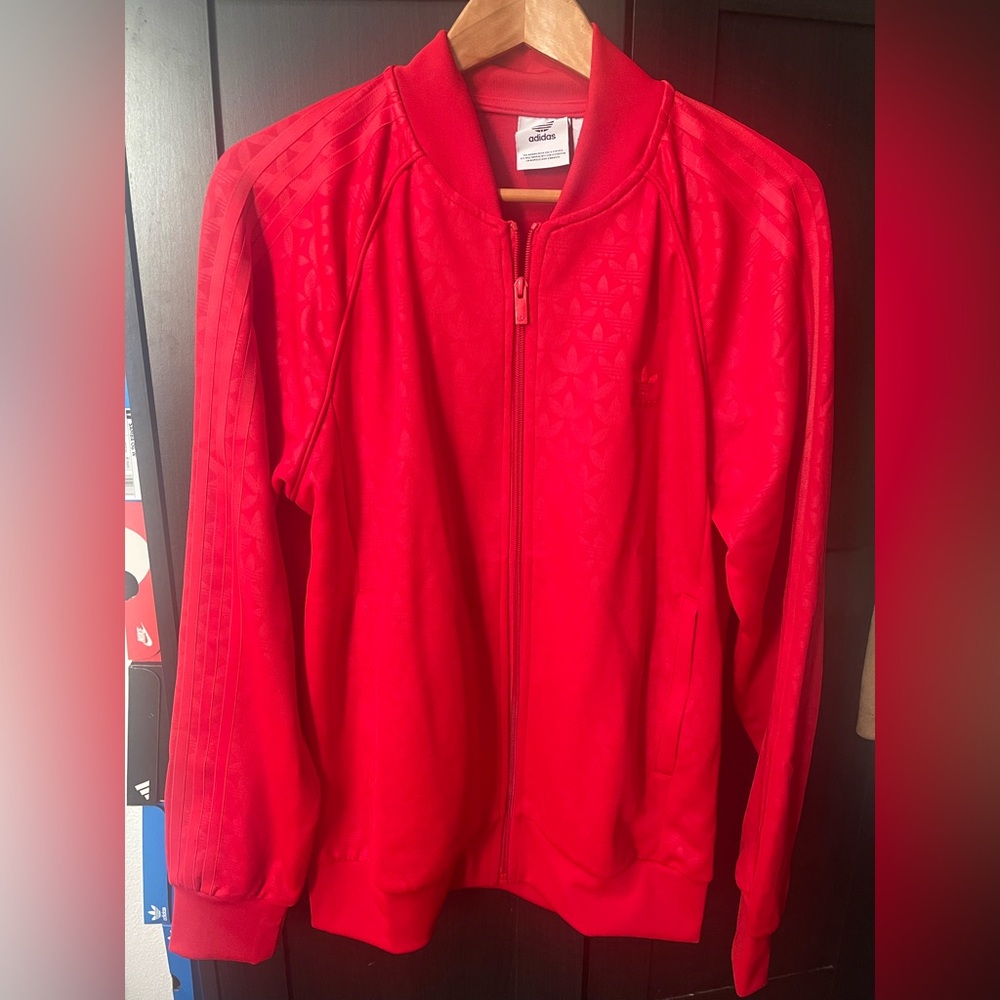 Adidas Red Track Jacket